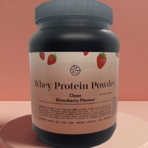 Суроватъчен белтък с вкус на ягода